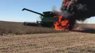 Combine fire fuel burning