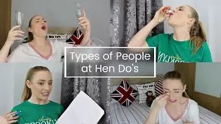 Types of People at Hen Do's | Hen Heaven