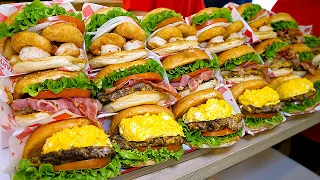 Monthly sales of $500,000?! American IN-N-OUT style burger with amazing toppings /Korean street food