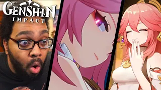 Day 1 Player REACTS to Yae Miko from Genshin Impact.