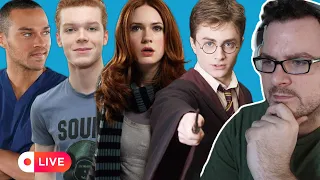 Reacting to Harry Potter, Doctor Who, Shameless, Grey's Anatomy, & Emmerdale edits! | LIVE