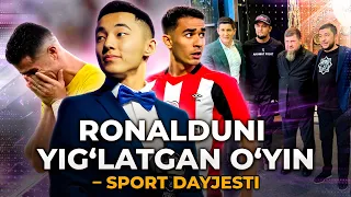 RONALDUNI YIG’LATGAN O’YIN – SPORT DAYJESTI