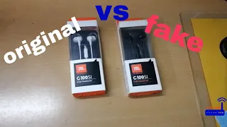 original vs fake jbl earphones !!!