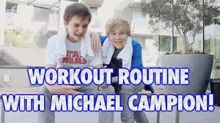 Fuller House Michael Campion and I show your our DAILY WORKOUT ROUTINE!!!