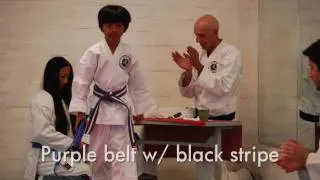 Miguel's Karate Training - a short documentary (white - brown belt)