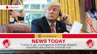 🛑 Trump to get intelligence briefings despite classified documents criminal trial | TGN News