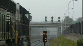 Westbound NS Garbage Train Takes the Signals 2 to 3 at ALTO