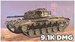 M48 Patton • 9.1K DMG • 5 KILLS • WoT Blitz