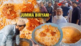 FRIDAY BIRYANI | Roadside Crazy Rush On Famous JUMMA BIRYANI | Pakistani Beef Degi Biryani