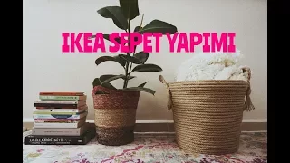 DIY IKEA HALAT SEPET YAPIMI / DIY IKEA ROPE BASKET