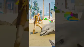 IRONMEN SAVED WHALE #shorts  #gta5  TECHNO GAMERZ GTA 5