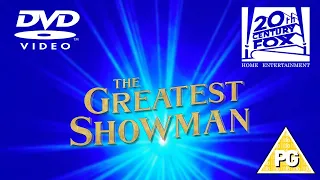Opening to The Greateast Showman UK DVD (2018)