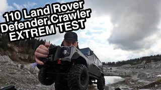 RC FM Electronics / 110 Land Rover Defender 1/9 Crawler EXTREM TEST