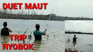 Duet maut di spot mancing nyobok ikan nila babon