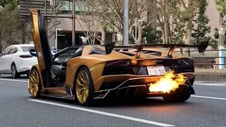 【空ぶかし特集!!!!】ランボルギーニ他スーパーカーの爆音空ぶかし🔥 #ランボルギーニ #フェラーリ#マクラーレン#supercars #空ぶかし