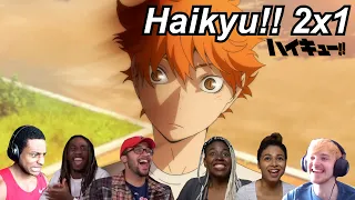 Haikyu!! 2x1 Reactions | Great Anime Reactors!!! | 【ハイキュー!!】【海外の反応】