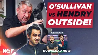 When Stephen Hendry played Ronnie O'Sullivan in Bulgaria... OUTSIDE! | Snooker Club BONUS CLIP