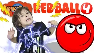 🔴 НОВЫЙ КРАСНЫЙ ШАРИК 🚀ПОЛЕТ на ЛУНУ Мультик Прохождение RED BALL 4 Видео для детей КОНКУРС Кикидо