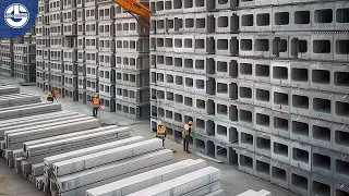 Here's How They Produce Hollow Core Panels In Factories