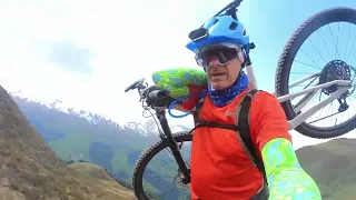 MTB ride on GlasPass Safien