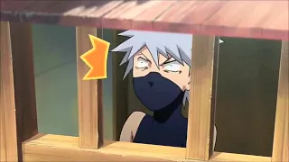 Kakashi y Gai se ven sus partes xD