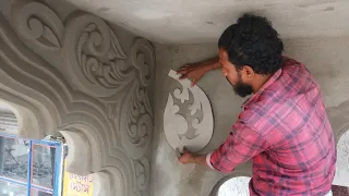 plaster design in public house full process