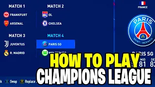 FIFA 23 HOW TO PLAY WOMENS CHAMPIONS LEAGUE