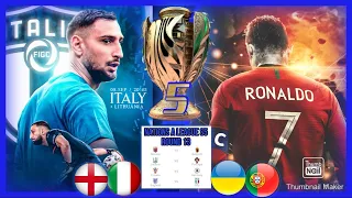 NATIONS A LEAGUE S5R13 #efootball #pes #ronaldo #messi #portugal #england #italy #ukraine