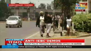 Anti IEBC demos dispersed by police in Nairobi