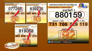 ตัวเลขไม่เคยโกหกใคร! เปิดความบังเอิญ ผลสลากสองตัวบน-ล่าง เลขซ้ำ 4 งวดติด