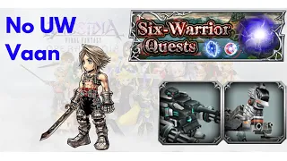 No UW ft. Vaan and Hope - Celes 6 Warrior Quest Area 3 DFFOO