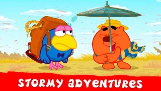 KikoRiki 2D | Stormy Adventures 💨 Best episodes collection | Cartoon for Kids