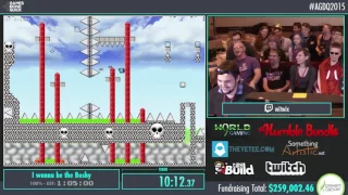 AGDQ 2015 - I Wanna Be The Boshy 100% Speedrun in 1:02:22 by witwix