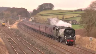 SR 34067 Tangmere BLASTS up the W.C.M.L But Delays again on the W.C.M.E  10 02 2024