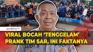 Viral Bocah Dikira 'Tenggelam' Prank Tim SAR, Begini Kata Polisi