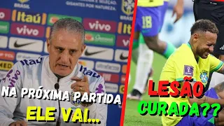 ⛔️URGENTE Tite da entrevista é afirma que no próximo jogo o neymar vai...