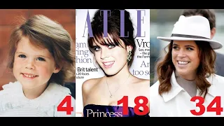 Princess Eugenie from 0 to 34 years old