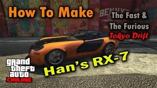 GTA 5 Han's RX 7 Fast & Furious Tokyo Drift ( Banshee 900r Build )