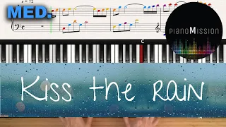 [Real Piano Tutorial] KISS THE RAIN with sheets