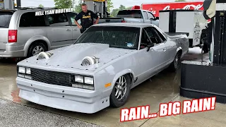 Midwest Drag Week Day 2 - Mullet Swallows GALLONS of Rain + John Force Gets Burnt By My Turbo lol