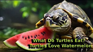 What Do Turtles Eat? | Turtles Love Watermelon