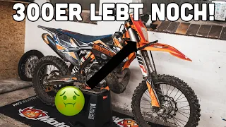 300er lebt noch! Enduro Action + Ölwechsel