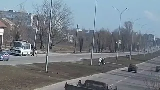 Момент ДТП по Мелитопольскому шоссе попал на видео