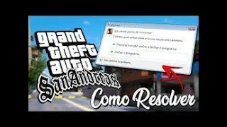 GTA SA NÃO ABRE OU PAROU DE FUNCIONAR (RESOLVIDO)