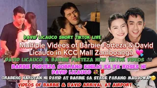 Barbie Forteza sobrang kinilig sa paRoses ni David Licauco 🌹💐. Multiple Videos of BarDa in KCC Mall