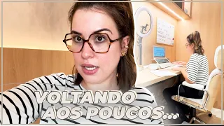 VLOG DA SEMANA PÓS CIRURGIA: voltando à rotina, muito inchaço, trabalho e cuidando da Gigi