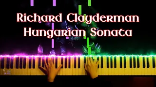 HUNGARIAN SONATA - Richard Clayderman| Piano Solo Tutorial | Sheet PDF | Lê Trangg |