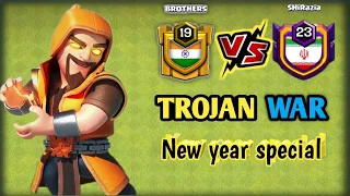 🔴Trojan war new year special clash of clans(coc trojan war 2021) machayenge 🔥! TuF star | insta