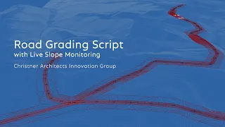 Road Grading Script with Live Slope Monitoring