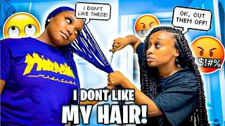 I DONT LIKE  MY HAIR PRANK ON @itslifesizebarb